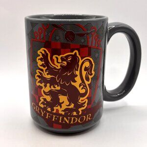 Harry Potter Gryffindor Logo ZAK! Designs Coffee Mug Cup Gray Ceramic Cup 15oz